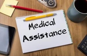 Medical Assistance - Note Pad With Text